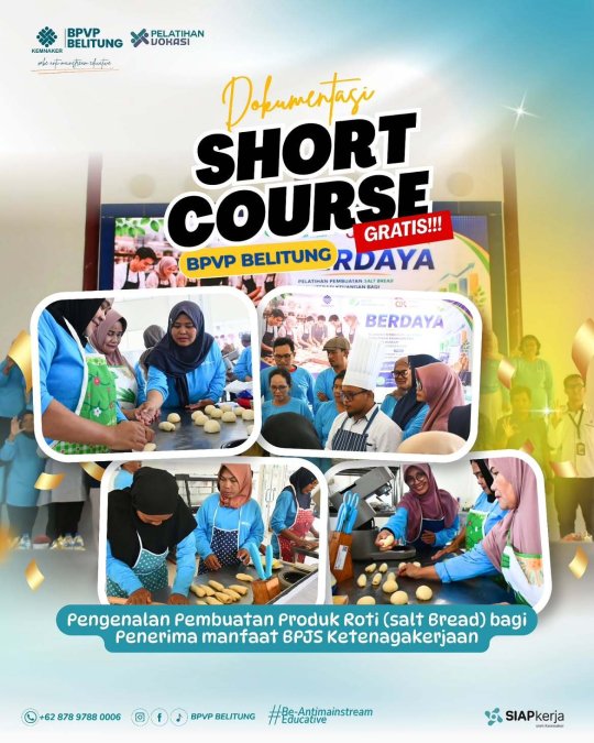 ShortCourse Pengenalan Pembuatan Produk Roti Bagi Penerima Manfaat BPJS Ketenagakerjaan