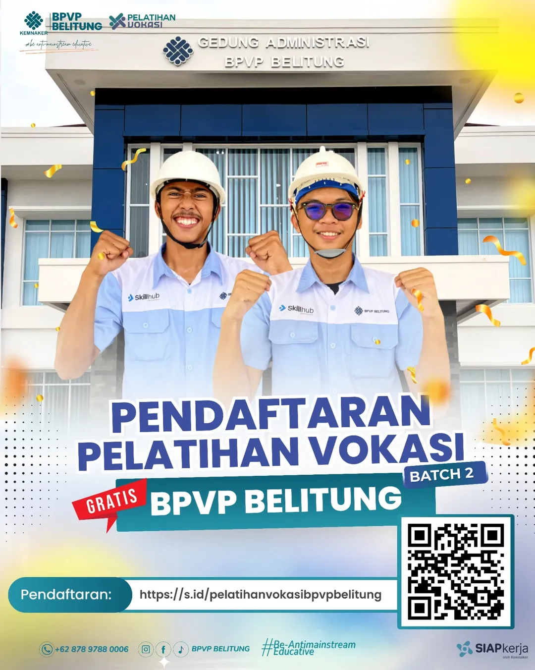 PENDAFTARAN RESMI DIBUKA! 🚨 ✨ PELATIHAN VOKASI NASIONAL BATCH 2 ✨